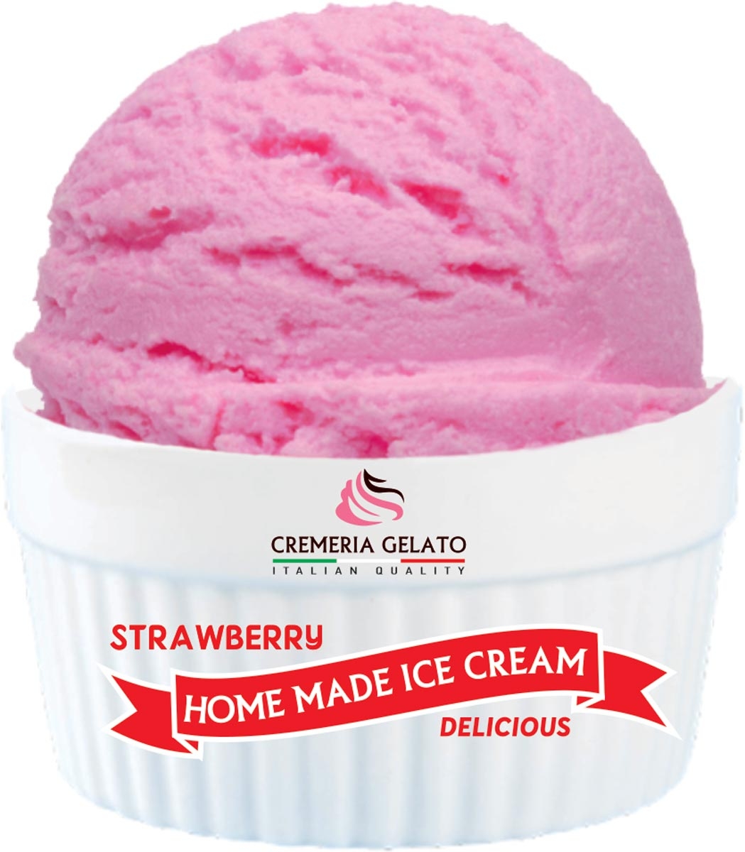 Μείγμα Παγωτού Home Made Ice Cream Φράουλα
